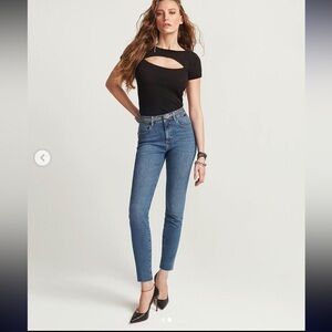 Mavi Women's Skinny Jeans in Deep Blue